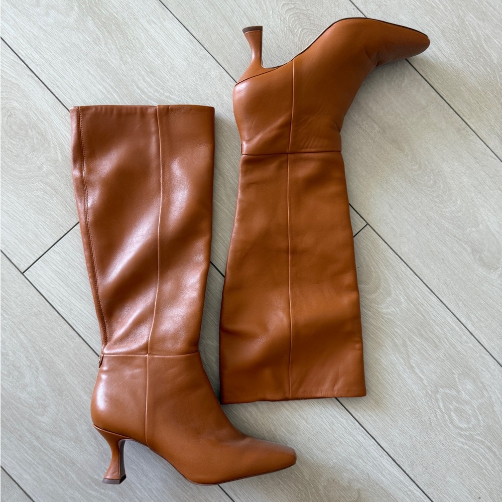 Mid-Heel Tall Boots